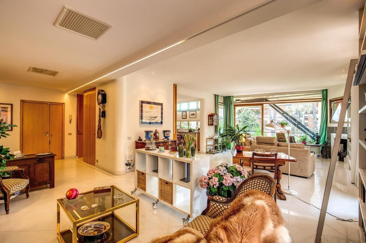 Terrazza Piccolomini: Elegant Apartment Stunning View Over Rome/St Peter'S Dome Ngoại thất bức ảnh
