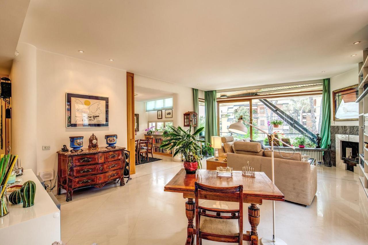 Terrazza Piccolomini: Elegant Apartment Stunning View Over Rome/St Peter'S Dome Ngoại thất bức ảnh